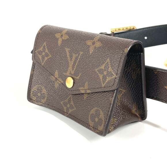 LOUIS VUITTON Authentic Brown Monogram Canvas Pouch - Picture 2 of 16